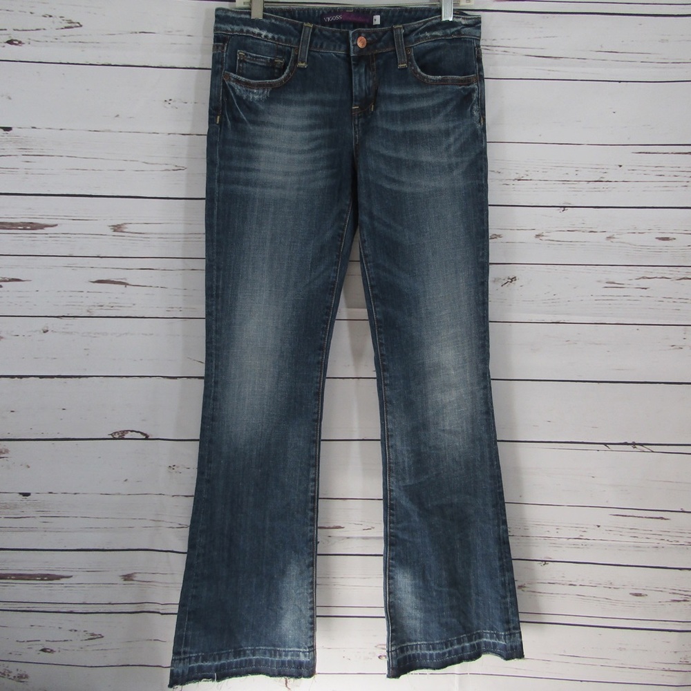 Vigoss Collection flare jeans size 5. 34” inseam